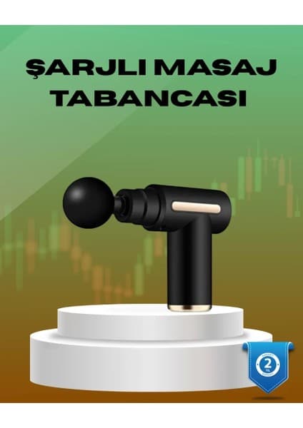 Asiltech 6 Kademeli Kas Masaj Tabancası 4 Başlıklı Güçlü Sessiz Sporcu Masaj Cihazı