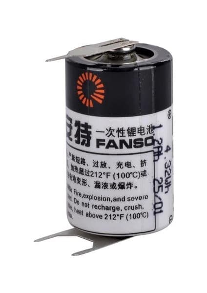 Çerçici Fanso ER14250H 3.6V 1/2 Aa Size Lithium Pil (Li-Socl2) 3