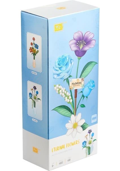 LZ4602 Loz Çiçek Blok Seti 488 Parça -Vagon