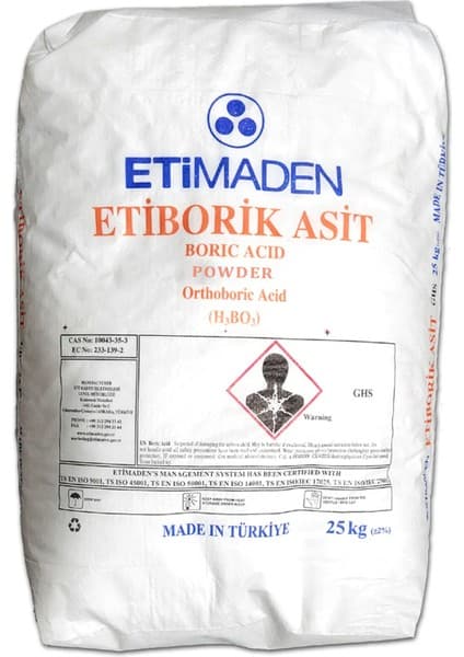 Eti Maden Borik Asit TOZ 25
