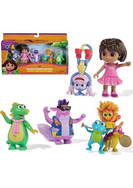 Spin Master 1007773 Sun-Spm-Figür Set Dora ve Harika Arkadaşları