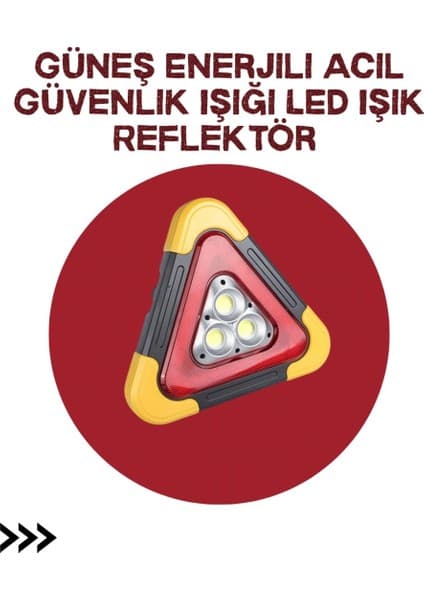 Epilons Alüminyum Gövdeli Led Üçgen Reflektörlü Acil Işık