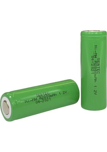 Skygo 1.2V 2800 Mah - A Size - Ni-MH Şarjlı Pil - Başsız / Flat