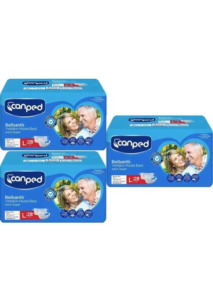 Canped Belbantlı Hasta Bezi Büyük Boy Large 84 Adett Fiyatı