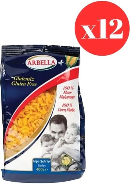 Arbella Glutensiz Arpa Şehriye 400 G 12