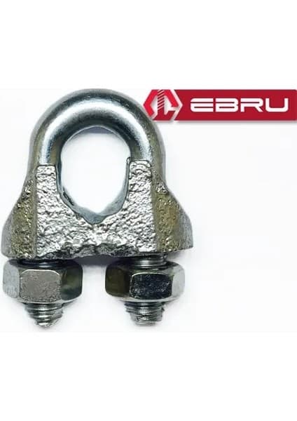 Eco Port Çelik Halat Bağlama, Düğüm, Klemens 8 mm - 2 Adet