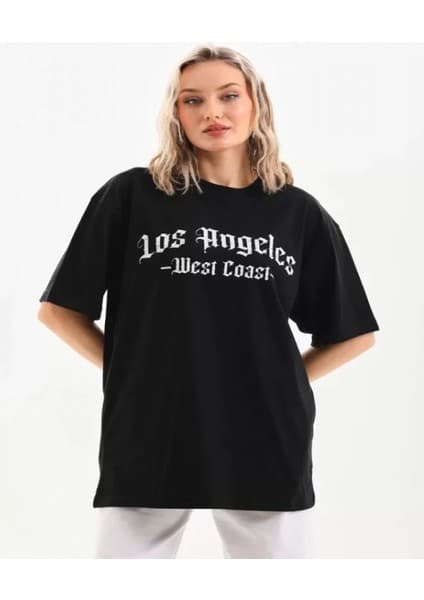 Efnaz Style Unisex Baskılı Oversize T-Shirt -
