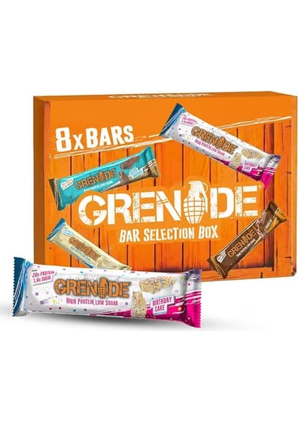 Grenade Protein Bar Selection Box 8*60 gr