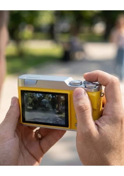 Dijital Kamera 18X Zoom Flip Ekran Uzun Pil