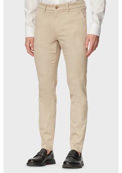 Boss Pamuklu Slim Fit Normal Bel Dar Paça Pantolon Erkek Pantolon 50553841