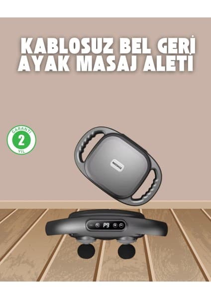 Epilons Profesyonel 6 Başlıklı Şarjlı Masaj Tabancası 2000 Mah Güçlü