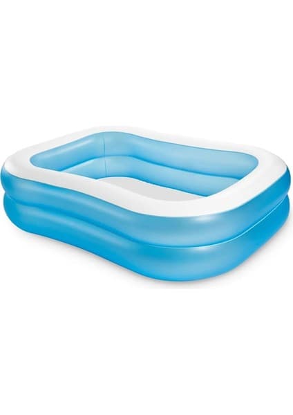 Intex Şeffaf Mavi Aile Havuzu 203 x 152 x 48 cm Dayanıklı Fiyatı