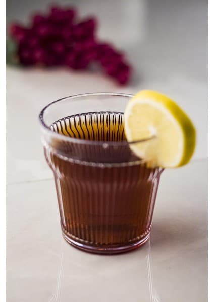 Depa Akrilik Şeffaf 6'lı Kısa Bardak & Su Meşrubat Kahve Yanı Bardağı 300 ml ( Cam Değildir