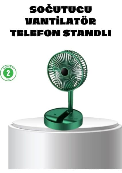 Epilons Katlanabilir Mini Fan – 3 Kademeli Soğutma, Şarjlı