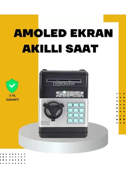 Çocuklar Için Şifreli Atm Kasa Para Yutan