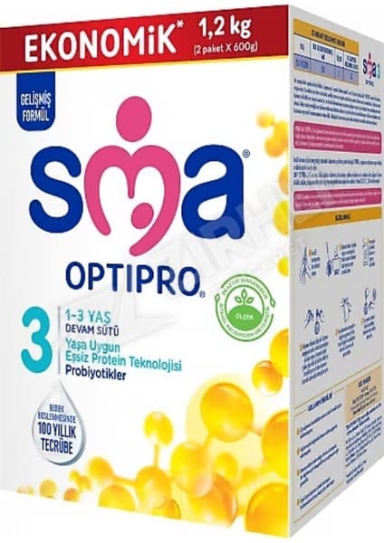 3 Adet Sma Optipro 3 No 1200 gr Fiyatı - Taksit Seçenekleri