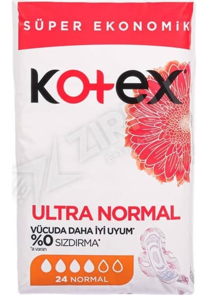 3 Adet Kotex Ultra Quadro Normal 24LÜ (134 Gr) Fiyatı