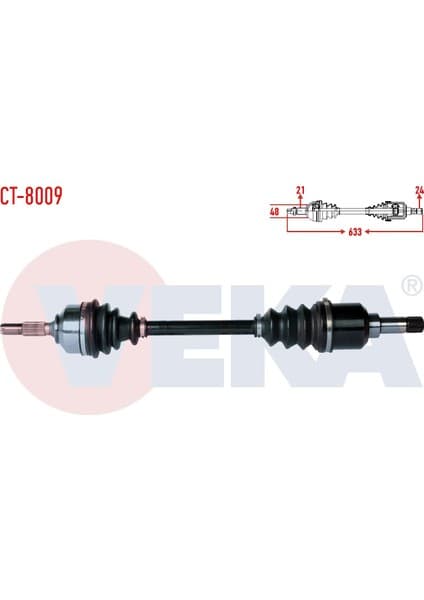 Otoco Citroen C3 (Fc) 1.4 Hdı Be Sanziman M-T Uzunluk 633MM Fiyatı