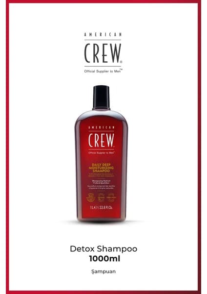 American Crew Erkekler için Detox Peeling Etkili Arındırıcı Şampuan