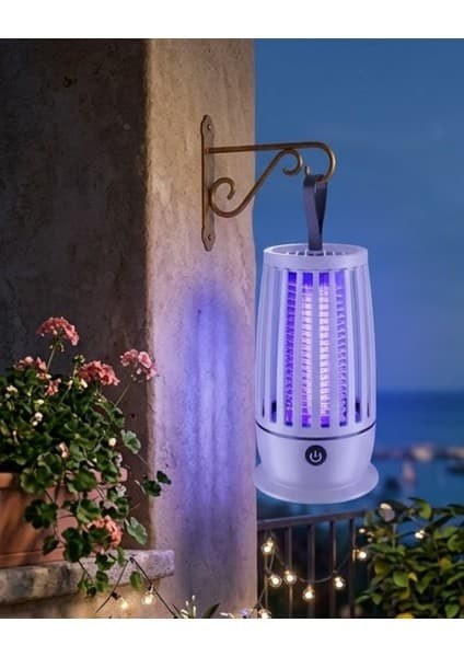 Toyigoo Uv Işıklı Elektrikli Böcek Öldürücü Lamba Gece Lambalı Sessiz ve Güvenli Kullanım -