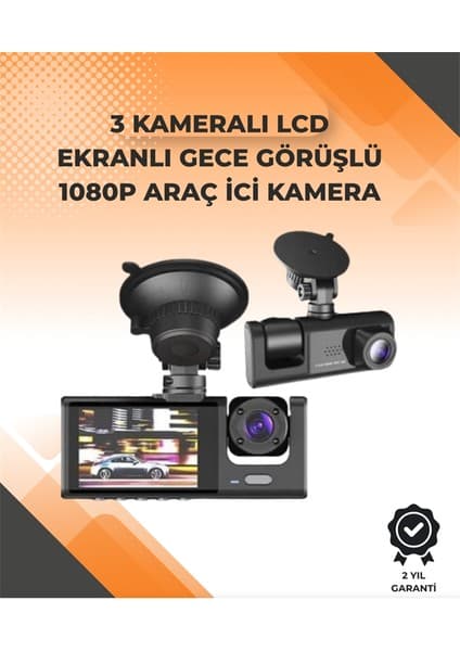 Toyigoo 3 Kameralı Dashcam Sistem – Geri Görüş Fiyatı