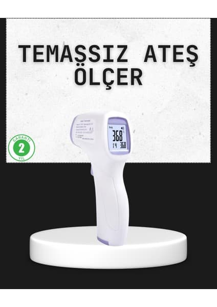 Toyigoo Temassız Termometre Hızlı Ölçüm Güvenli Dijital Ateş Ölçer -