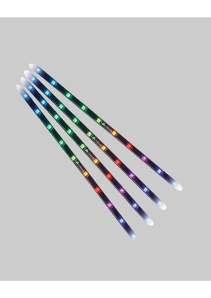 LED Yağmur Işığı Seti 10 Adet Meteor Çubuk