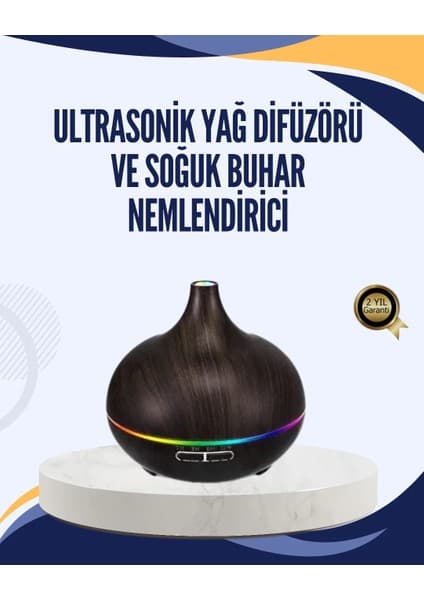 Enco Store LED Işıklı Sessiz Çalışan Soğuk Buhar