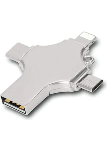 Otg 4in1 1 Cep Telefonu Çok Fonksiyonlu USB Flash Bellek 64 Fiyatı