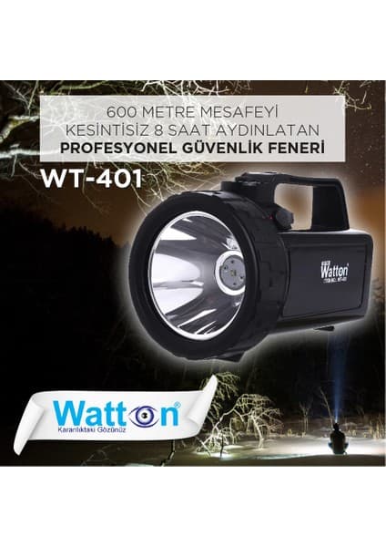 Güvenlik Feneri 30 W Kuvvetinde WT-401 Fiyatı - Taksit Seçenekleri
