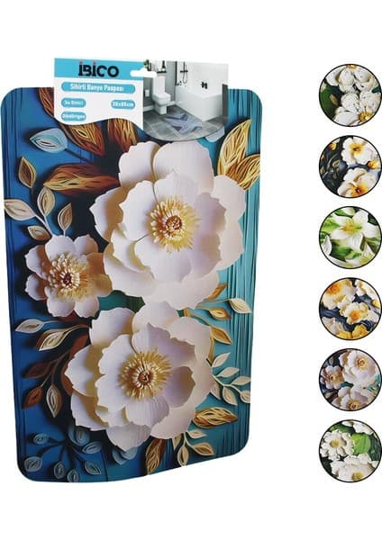 Motto Ticaret Dikdörtgen - Desenli 38X85CM Su Emici - Fiyatı