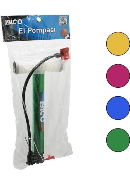 Enco Store Iran El Pompası Metal Gövde Plastik Kol - Altlık 30CM Top - Bisiklet - Motor