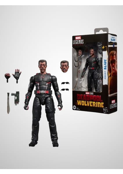 Hasbro Marvel Legends Marvel's Blade, Deadpool & Wolverine Aksiyon