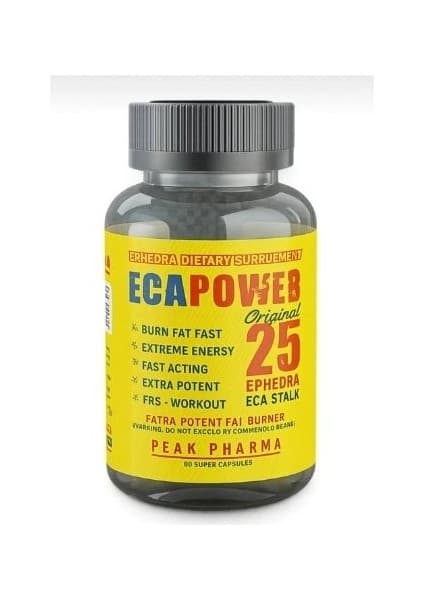 Peak Pharma Eca Power 60KAPSÜL Termojenik Enerji ve Fiyatı