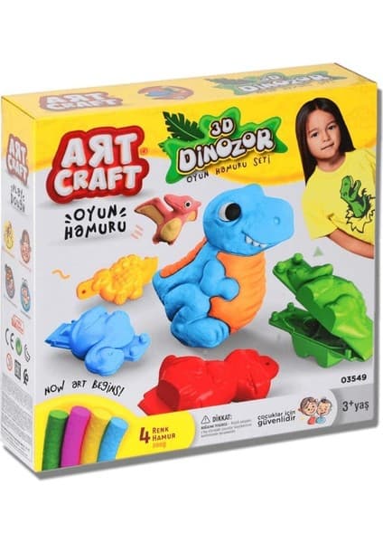 Enco Store 3D Dinozor Oyun Hamuru Seti Fiyatı - Taksit Seçenekleri