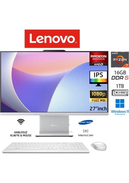 Lenovo ıdeacentre 27ARR9 Aıo Ryzen7 7735HS 16GB 1tb SSD Fiyatı