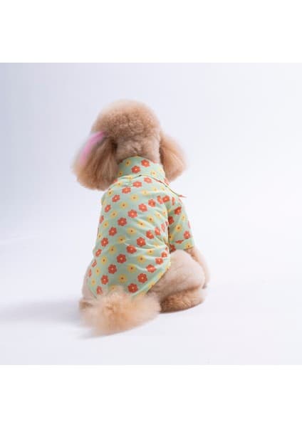Pawstar Florelle Kedi Köpek Gömleği - Kedi Köpek Kıyafeti-Kedi Gömlek-Köpek
