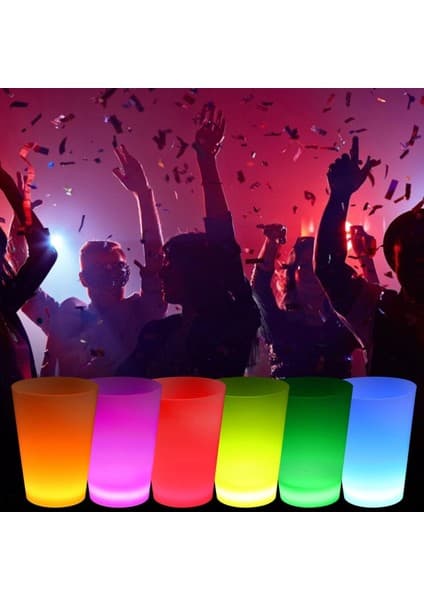 Mudanis Neon Parti Glow Bardak 1.5 Oz Karışık Renk 1 Adet