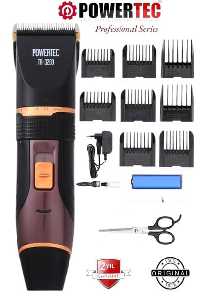Empressco Powertec TR-3200 Profesyonel Şarjlı Saç Sakal Tıraş Makinesi - Fiyatı,