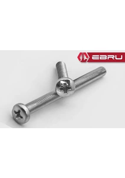 Mudanis Yuvarlak Yıldız Başlı Ysb Civata M6X50 - 10 Adet Fiyatı