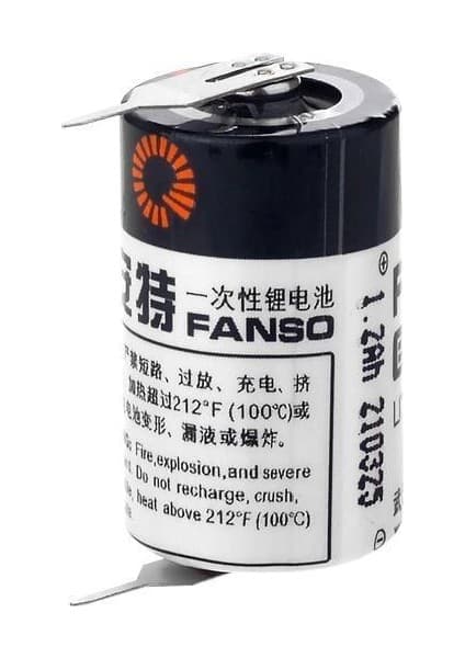 Enco Store Fanso ER14250H 3.6V 1/2 Aa Size Lithium Pil