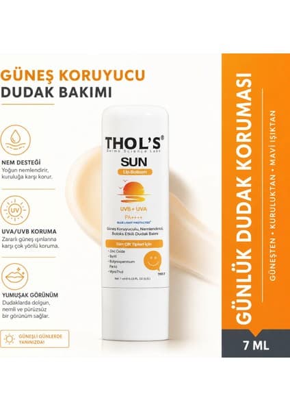 THOL'S SUN LIP BALM (TB17) Dudak Balmı - 4.5 gr Güneş Fiyatı