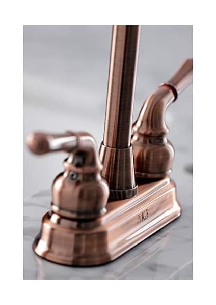 KB496 Magellan Bar Musluk, Antik Bakır, 2,75 x 2,75 x