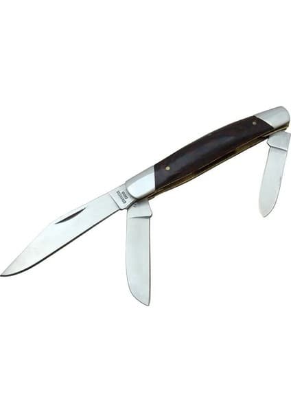 Mudanis K-15 Falkon Üç Ağızlı / Üçlü Çakı 18 cm - Ahşap Saplı,