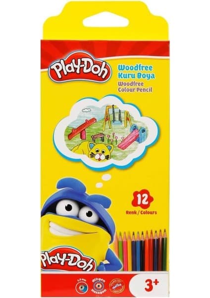 Play-Doh Woodfree Kuruboya (Altıgen) 12'li Fiyatı