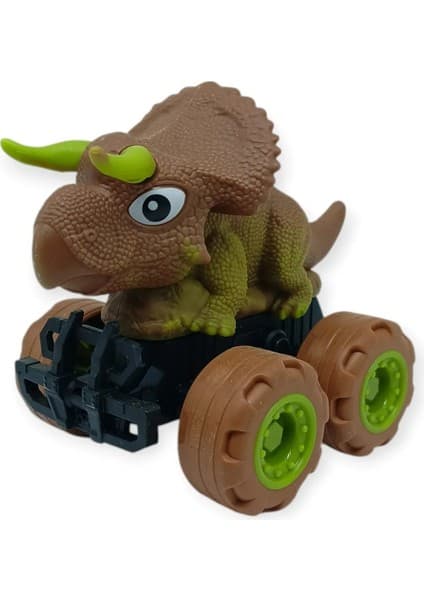 Colezium Sürtmeli Dinazor Arabalar cm - H-20 - Triceraptors Fiyatı