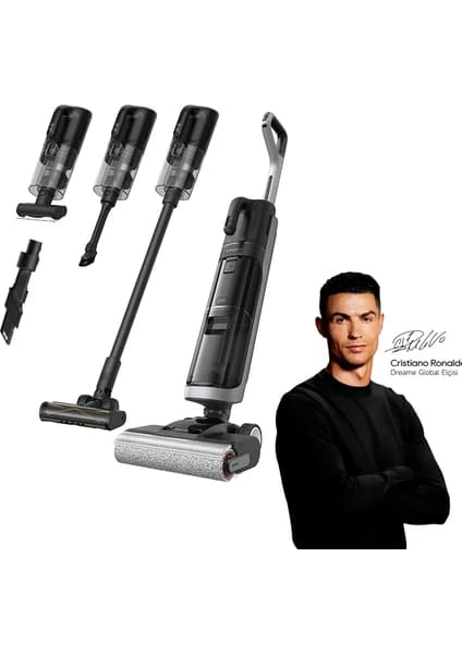Dreame H14 Dual Akıllı Islak Kuru Süpürge, 18.000 Pa Emiş Gücü