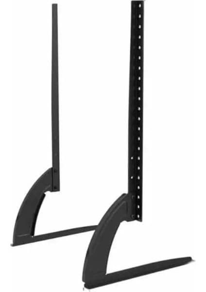 Masaüstü Tv Standı, 32-75 Inç, Metal, Siyah, Vesa 100X100-800X600 Mm, 50 kg Taşıma