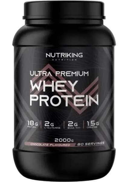 Nutriking Whey Protein Tozu 2000G 80 Servis Çikolata