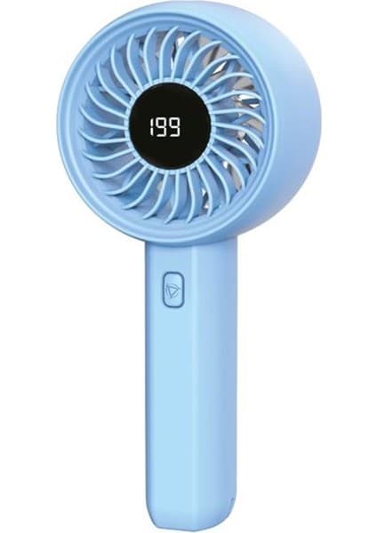 Feny FN-F45 Mavi Kademeli Ultra Sessiz LED Göstergeli Şarjlı 1800MAH Turbo Mini El